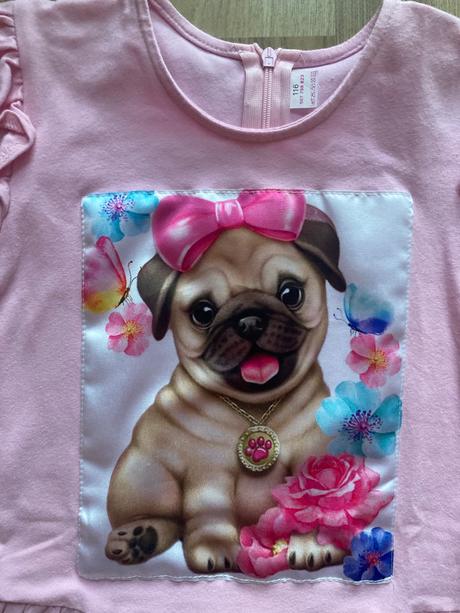 Mopslikove saty + zadarmo 2.saty, 116