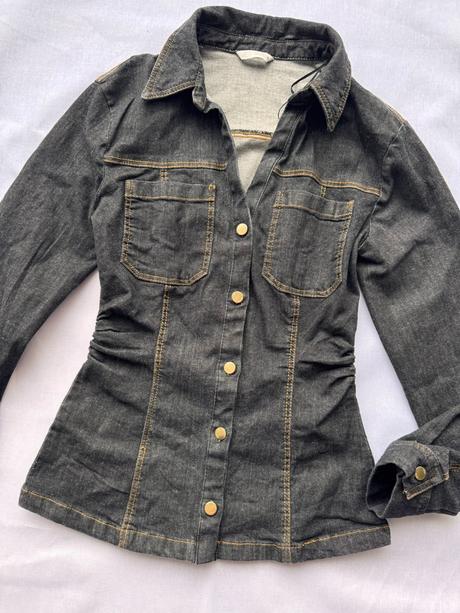 Zara - džínsová košeľa, zara,xs