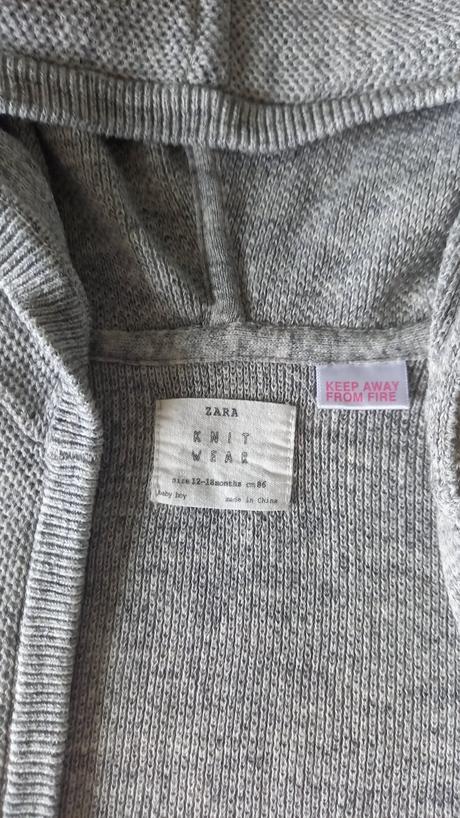 Kardigan 86/92 zara knit, zara,86
