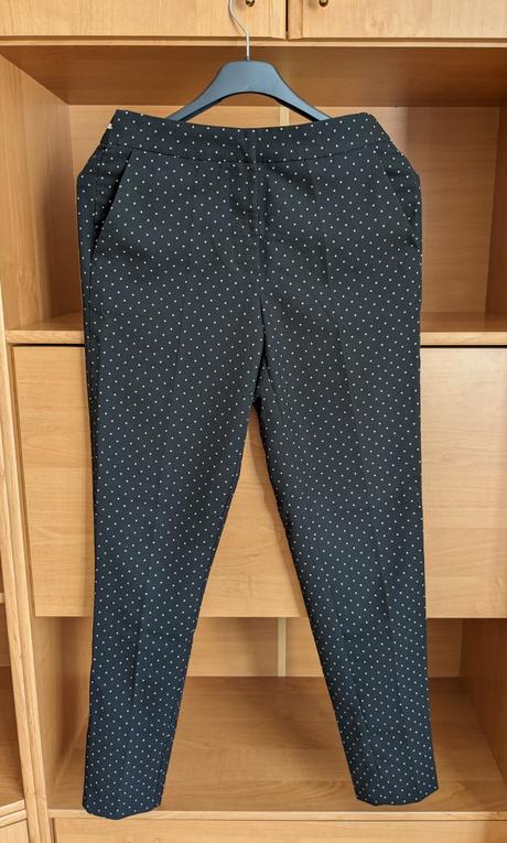 Bodkované elegantné nohavice, sinsay,s