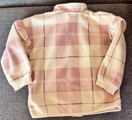 Fliska s volanmi na rukavoch top stav, h&m,86