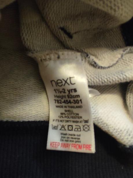 Bodkovana mikina 86-92, next,86