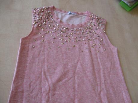 Dámske tielko s perličkami, s/m, s