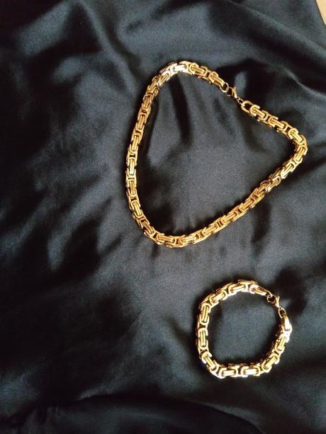 Náhrdelník, náramok z chirurgickej ocele, 