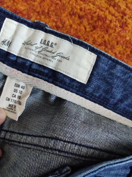 Riflova sukňa h&m veľ.40, h&m,40
