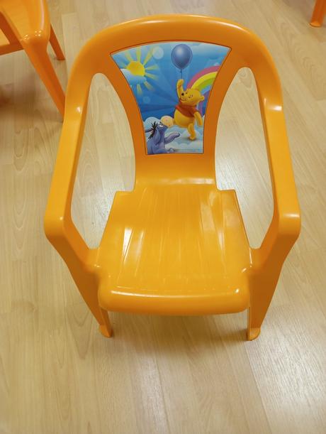 Plastová detská stolicka, 