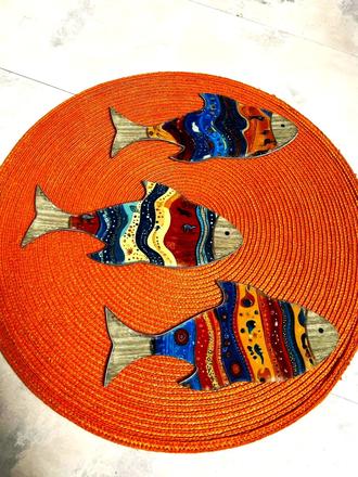 Drevená dekorácia do kúpelky,