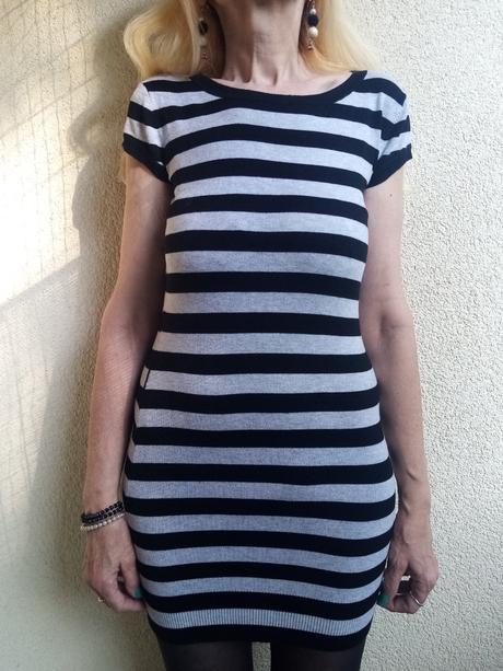 Úpletové pásavé šaty c&a, c&a,m