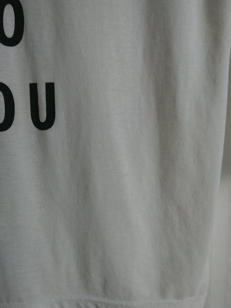 Dámsky biely top s nápisom, h&m, l/xl, h&m,xl