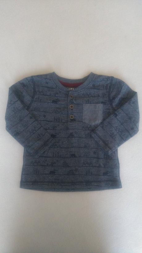 Chlapčenské body s dlhým rukávom 4 ks, 68–80