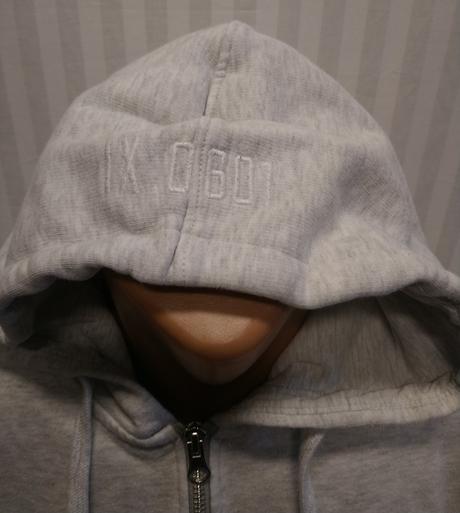 Pánska sivá mikina s kapucňou, c&a, xl, c&a,xl