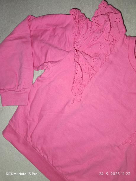 Ružová mikina, sinsay,140