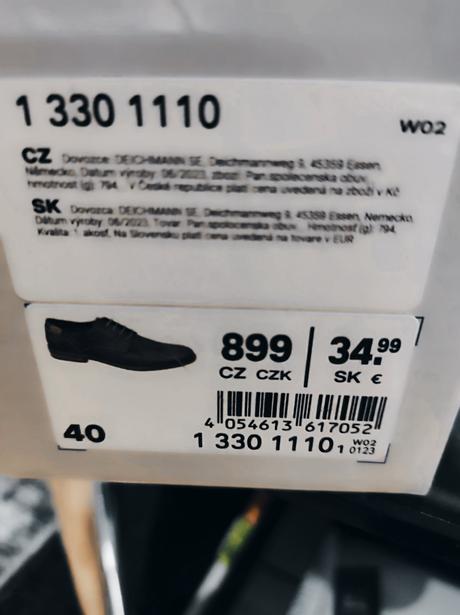 Topánky, 40
