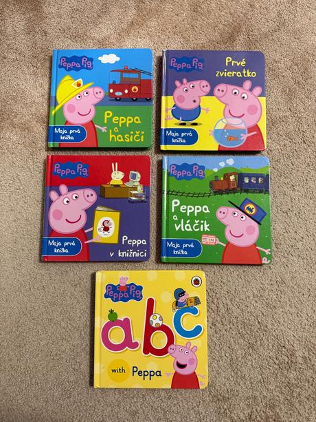 5 ks knihy prasiatko pepa, peppa pig, 