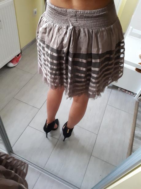 Hnedá elegantná sukňa, atmosphere,38