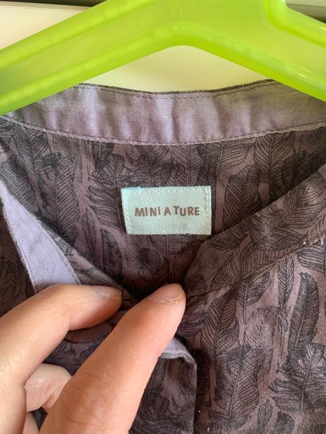 Košeľa tričko od mini a ture. velkost 110cm, 110