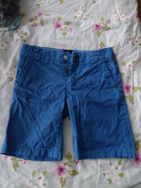 Modré bavlnené kraťasky gaastra 122/128, 128