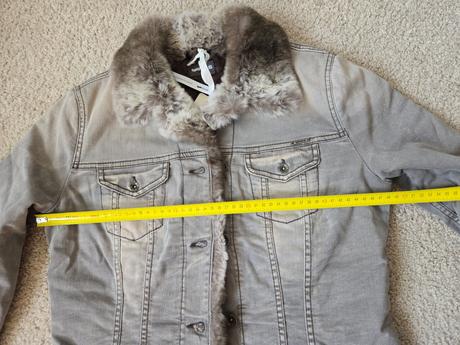 Kožušinová rifľová bunda gas, m