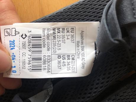 Topanky do vody, decathlon,36 / 37