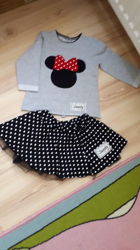 Minnie sukňa a tričko s dlhým rúkavom, sweet baby,86