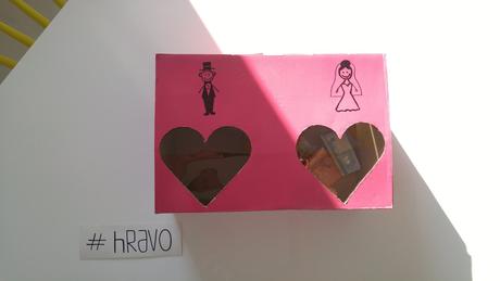 Hrava krabica na vyberanie do vienka, svadba, 