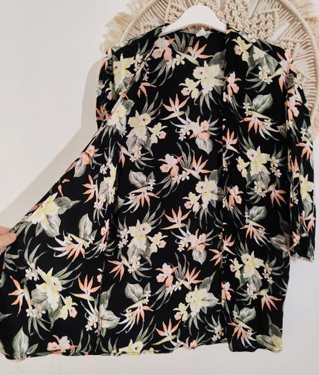 Letný kvietkovaný prehoz, h&m,xs