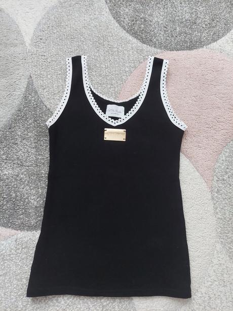 Rebrované tielko, s