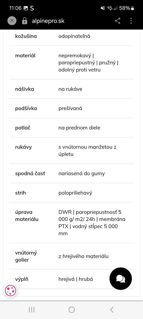 Dievčenská zimná bunda alpin pro, alpine pro,152
