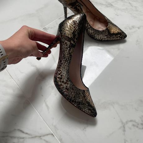 Lucy choi london luxusné lodičky s hadím vzorom, 38