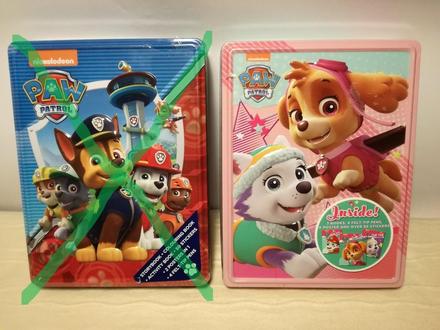 Happy activity tin paw patrol nsp18, 
