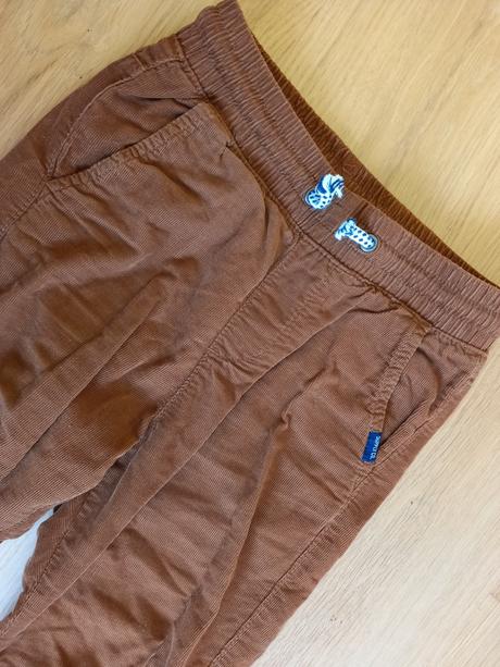 Tenké menšestrové nohavice, h&m,128