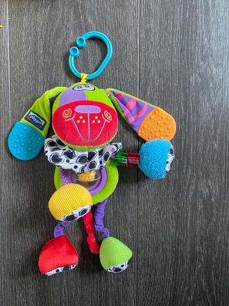 Playgro závesný psík s hryzátkom, 