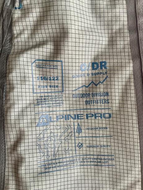 Alpine pro dievčenská turistická bunda, alpine pro,116