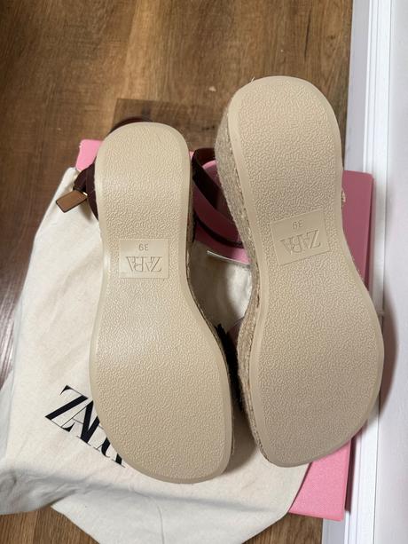 Zara sandále na platforme, zara,39