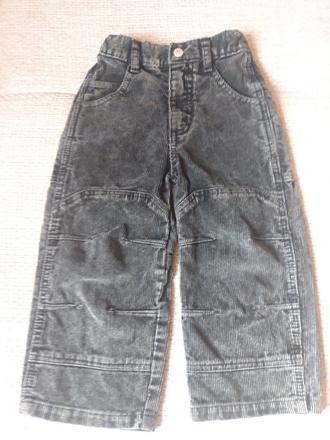 Detské menčestrové nohavice, 104