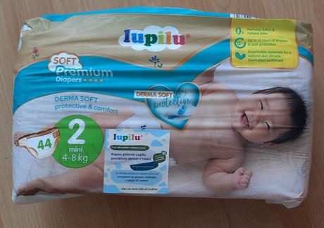 Plienky lupilu premium 2  4-8 kg, lupilu,4 kg - 9 kg