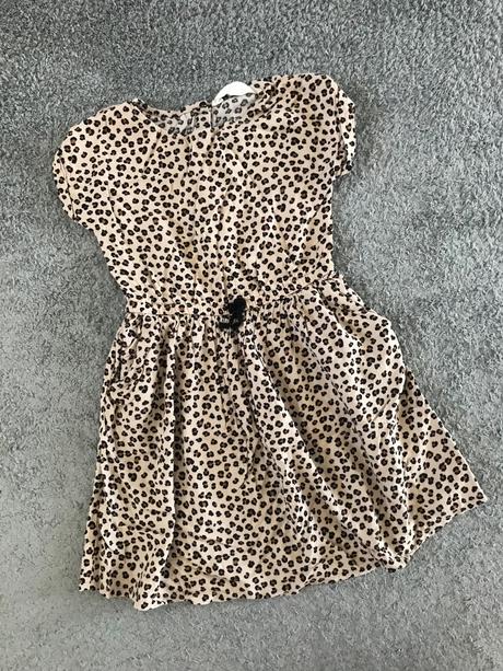 Leopardie šaty h&m v.116, h&m,116