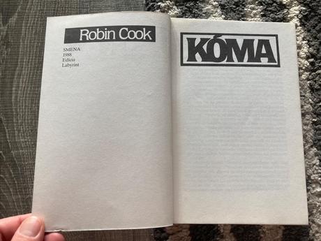 Kóma-druhé vyd.1988, 