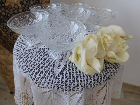 Poháre sklenené -6 ks, možné použitie na zmrzlinu, 