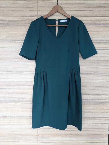 Tmavozelené šaty, reserved,m