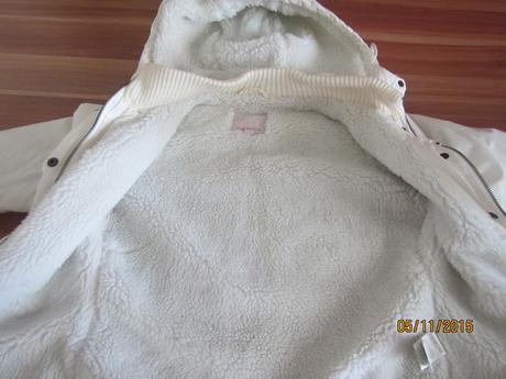 Tepla bundicka s kozusinkou vo vnutri, fishbone,xs