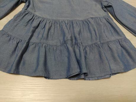 Blúzka s volánikmi.9-10 rokov, h&m,140