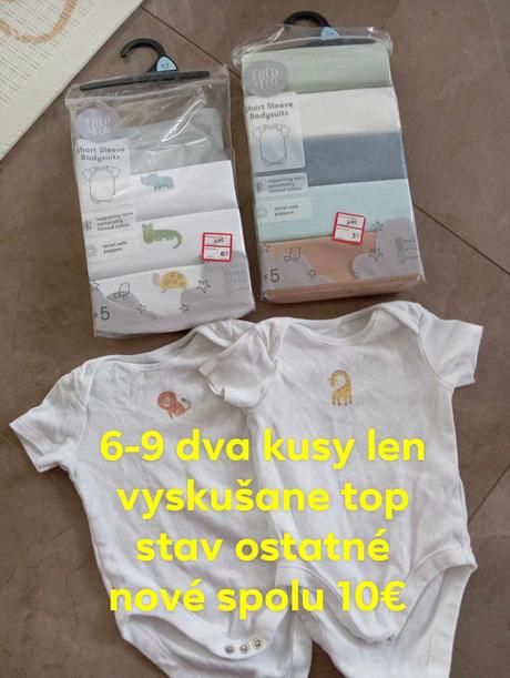 Body f&f  krátky rukáv 74, f&f,74