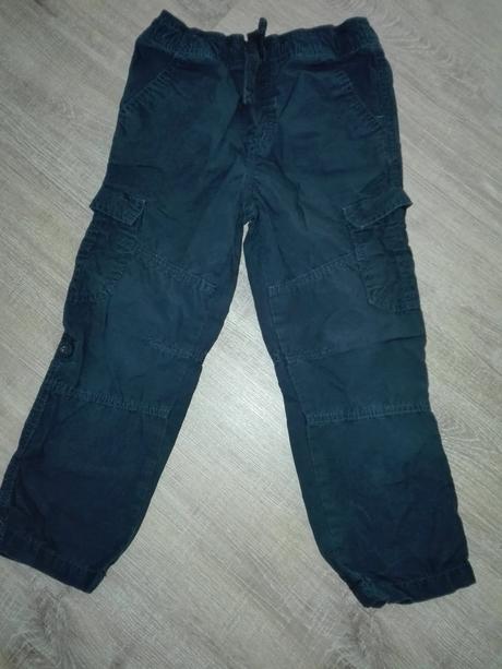 Nohavice tmavomodre, f&f,116
