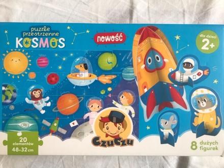 Puzzle vesmír s figúrkami 2+ nové,