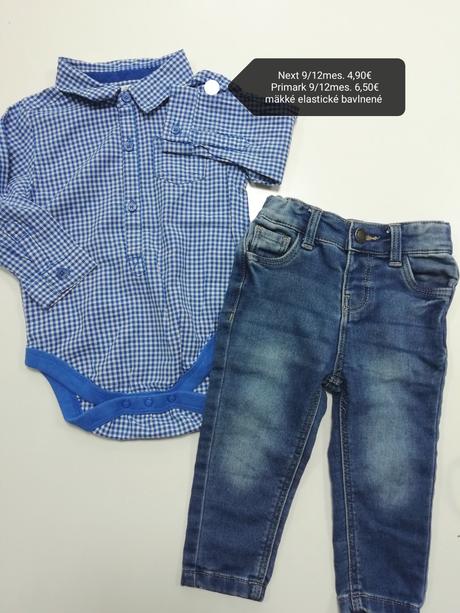 Karo kockovaná košeľa body next, next,80