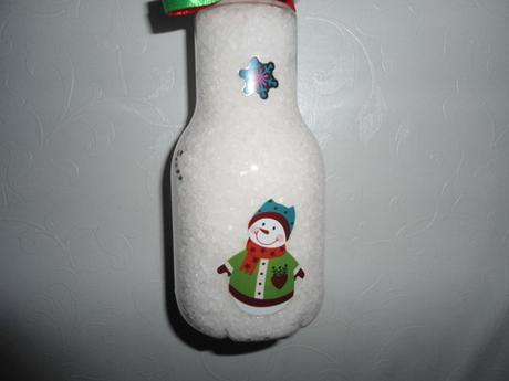 Voňavá morská soľ do kúpeľa - vianočná fľaška, 