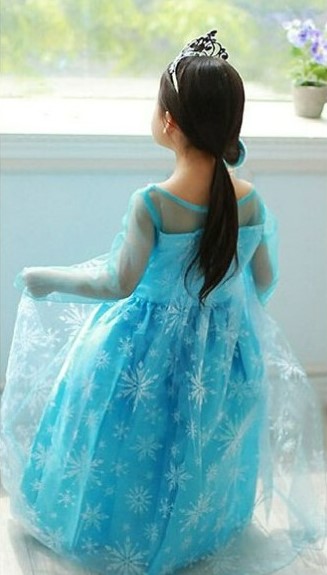 Šaty kostým maska elza frozen ľadové kráľovstvo, 