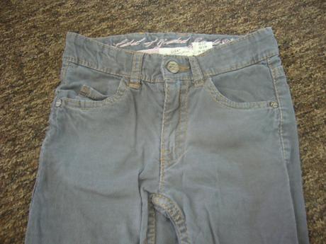 Menčestrové nohavice, h&m,98
