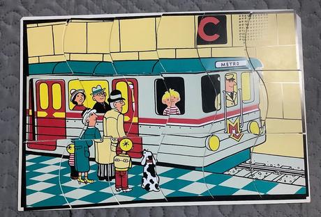 Velke plastove puzzle 80 roky 5 typov,